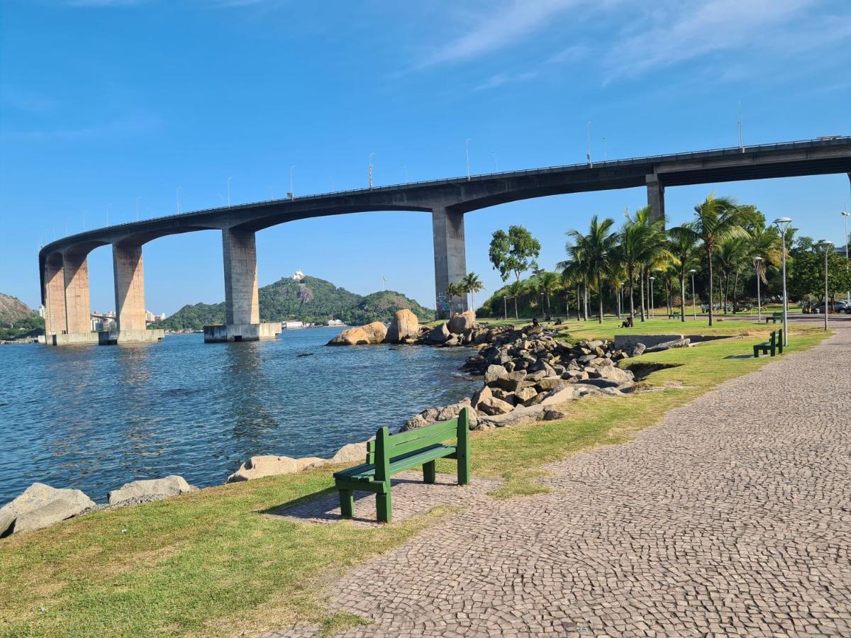 Flat Pasargada 906, Free Bikes, Pe Na Praia Vila Velha  Eksteriør bilde