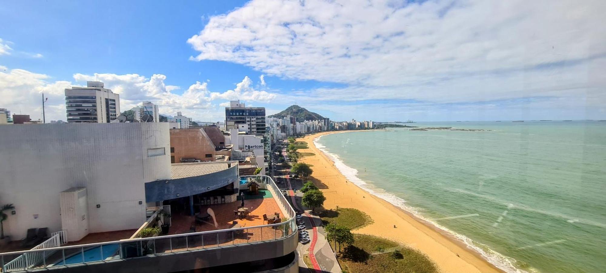 Flat Pasargada 906, Free Bikes, Pe Na Praia Vila Velha  Eksteriør bilde