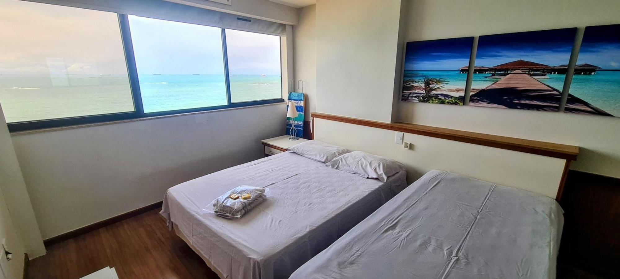 Flat Pasargada 906, Free Bikes, Pe Na Praia Vila Velha  Eksteriør bilde