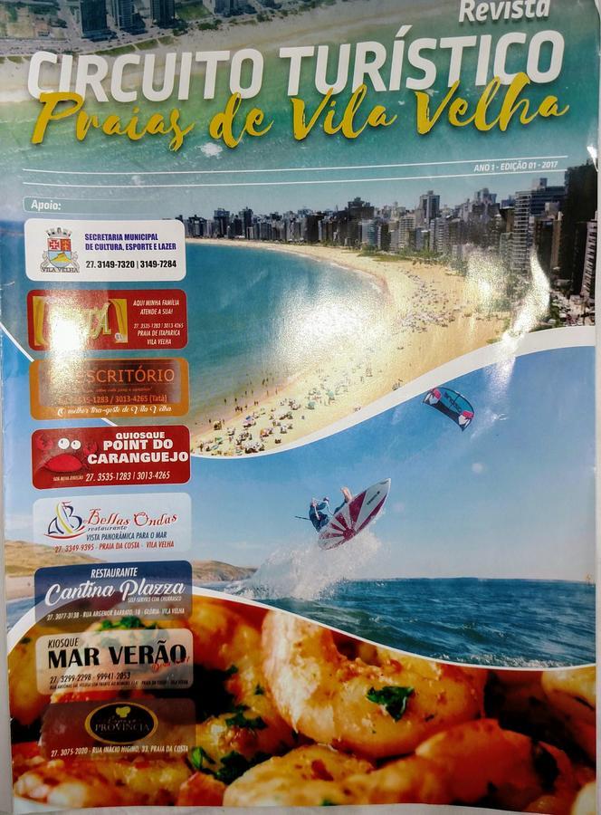 Flat Pasargada 906, Free Bikes, Pe Na Praia Vila Velha  Eksteriør bilde
