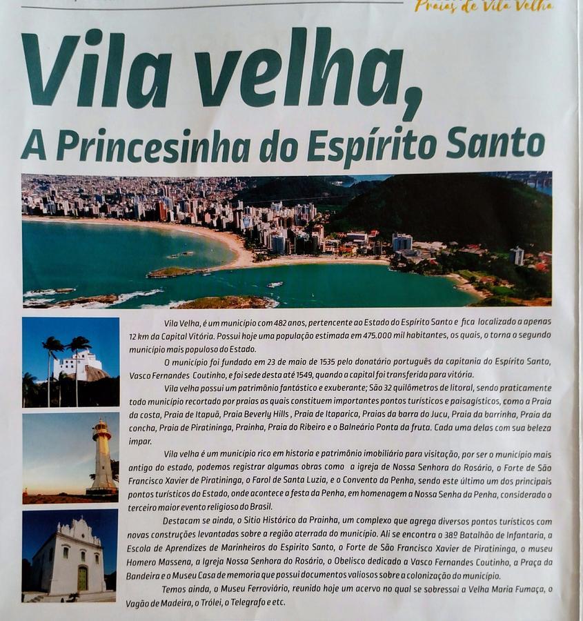 Flat Pasargada 906, Free Bikes, Pe Na Praia Vila Velha  Eksteriør bilde