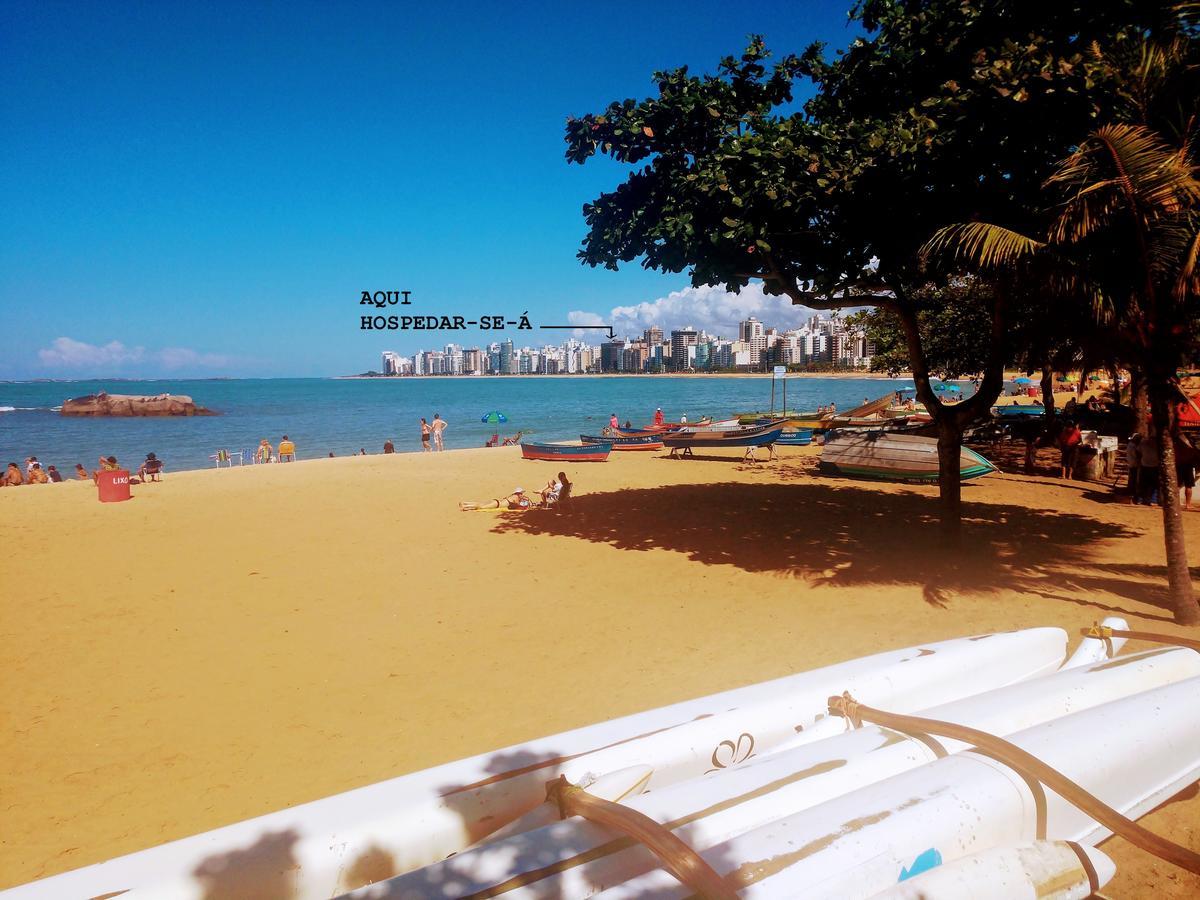 Flat Pasargada 906, Free Bikes, Pe Na Praia Vila Velha  Eksteriør bilde